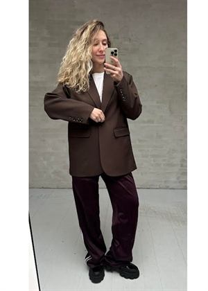 Aarielle structure blazer Dark Brown Neo Noir 